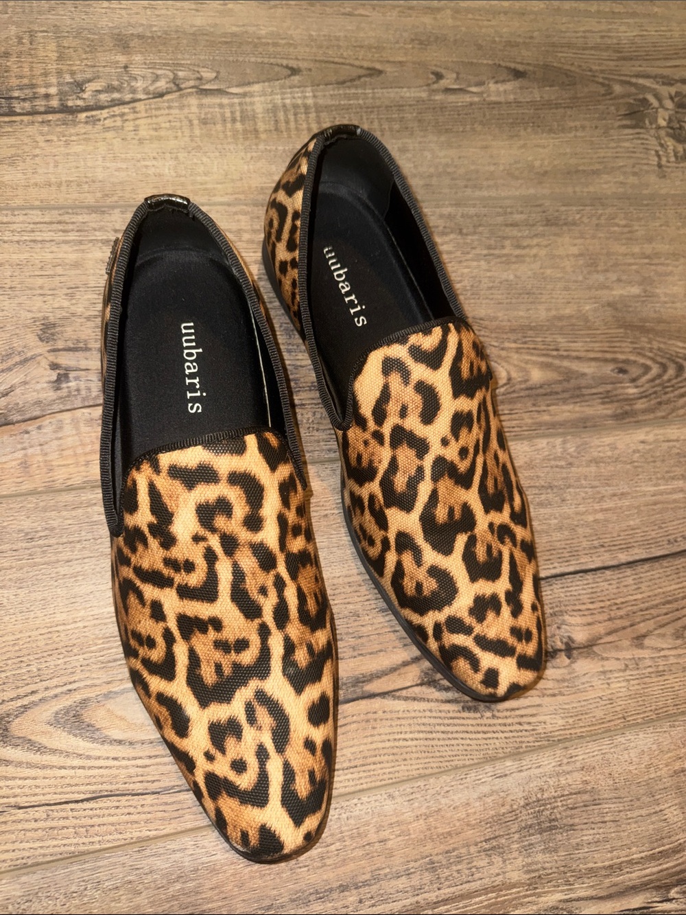 Men’s Leopard Print Slip-On Loafers / Dress shoe